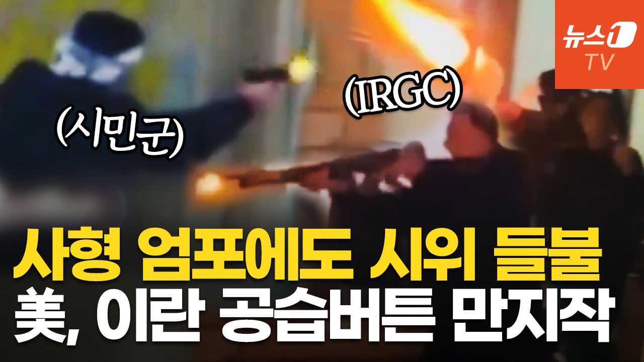 연관비디오 - 이란 시민군, 혁명수비대와 게릴라전…트럼프 "美 도울 준비됐다" 대공습 검토