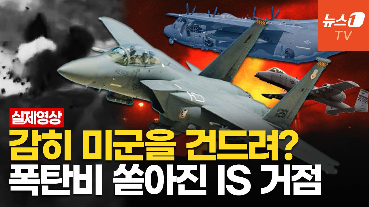 연관비디오 - 폭탄 90개 쾅! 美, 시리아 IS에 대규모 보복 공습…F-15E·A-10·AC-130J 떴다