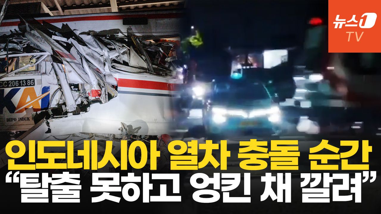 연관비디오 - 쿵! 하더니 비명…인도네시아 열차 충돌로 승객 참변
