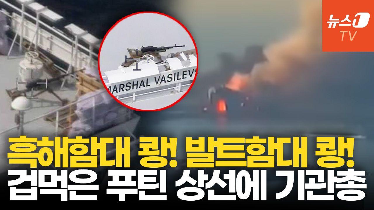 연관비디오 - 우크라 드론에 벌벌 떠는 러시아…LNG선에 중기관총