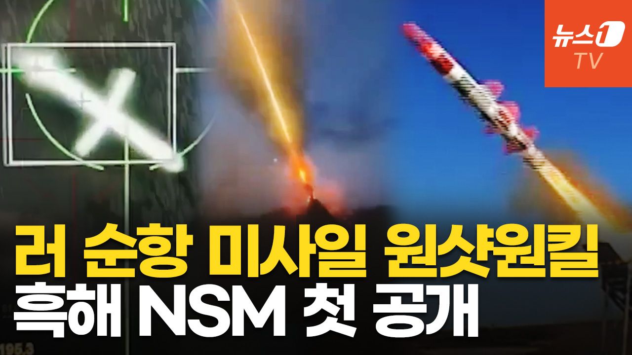 연관비디오 - 쾅! 우크라군, 러 순항미사일 요격…흑해 5세대 아음속 NSM도 최초 공개