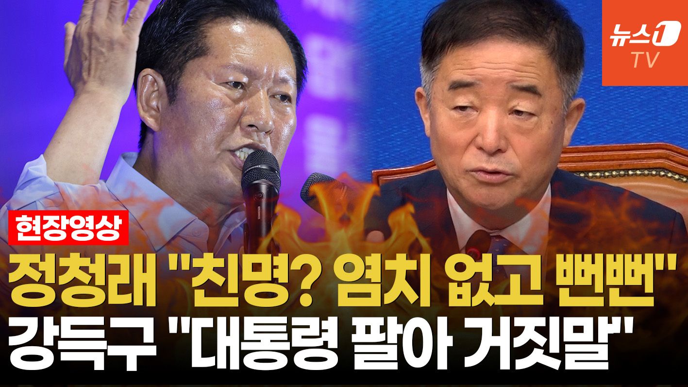 연관비디오 - 정청래 "합당 반대해놓고 '친명'? 염치 없어"…강득구 "李대통령 팔아 거짓말"
