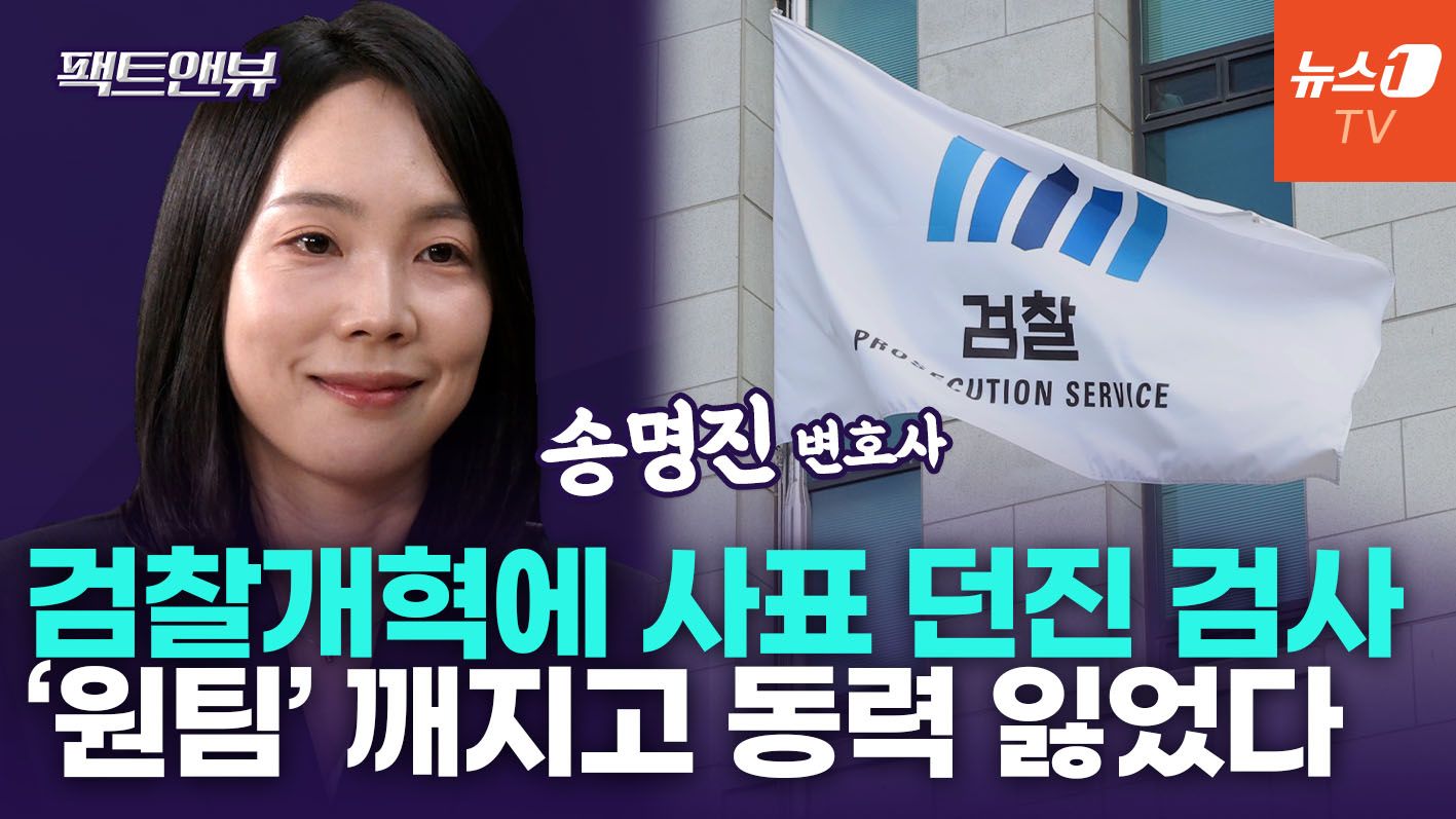연관비디오 - "온몸으로 막아왔지만 역부족"…16년 차 검사, 최근 사직서 낸 이유[팩트앤뷰 송명진]