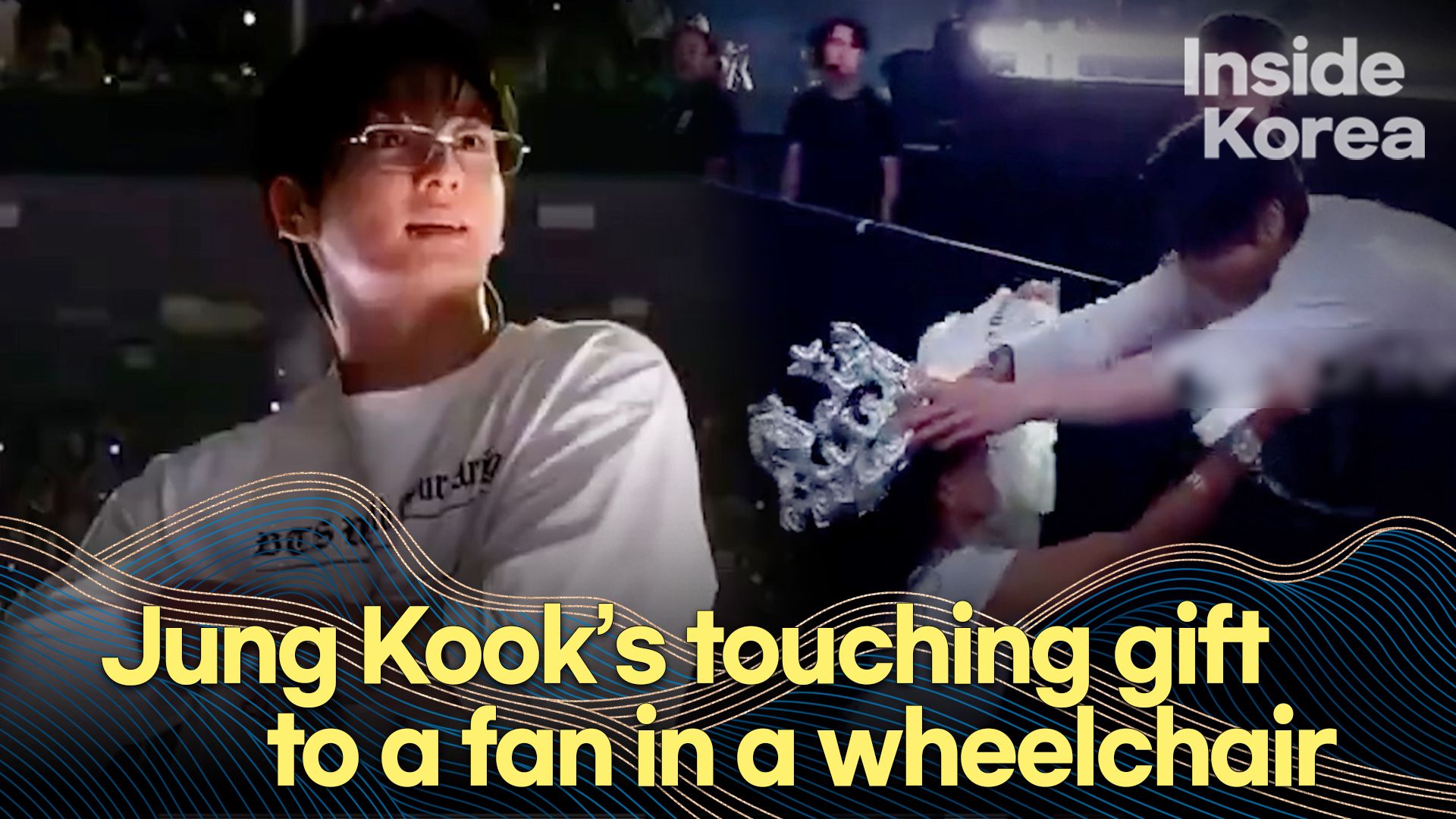 연관비디오 - BTS’ Jung Kook Shows His Heart, Gives Birthday Crown to Fan in Wheelchair