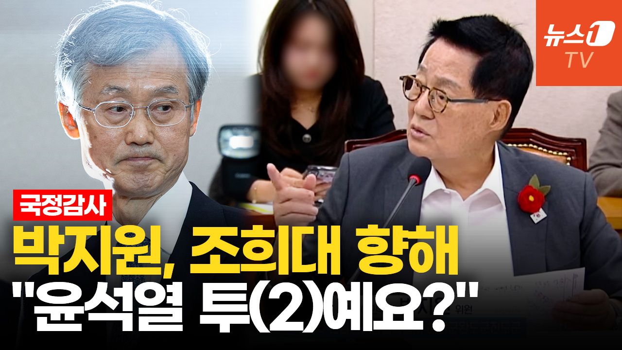 연관비디오 -  박지원 "조희대씨, 다음 대통령 하려는 것 아니냐"…법사위 여야 충돌