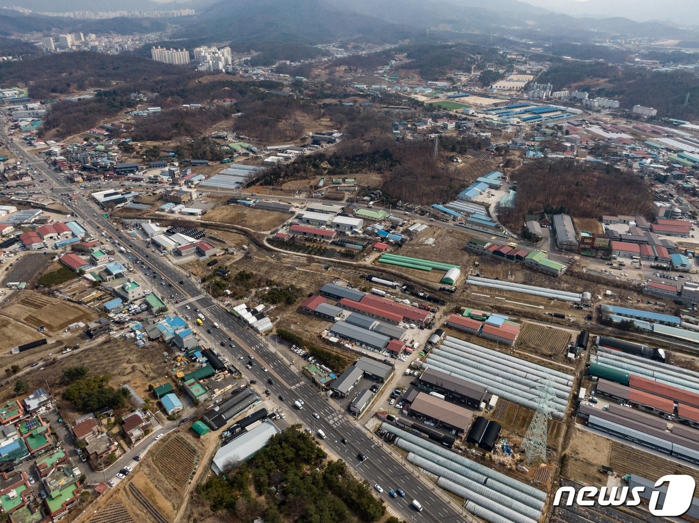 본문 이미지 - 3기 신도시로 지정된 경기도 남양주시 왕숙2 예정부지의 모습. ⓒ 뉴스1 이재명 기자