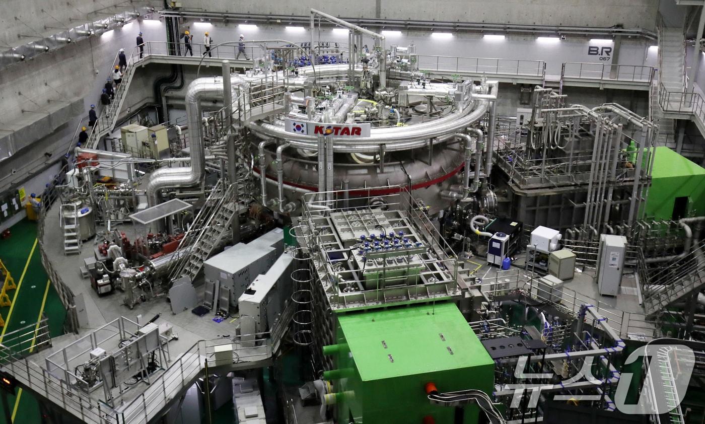 대전 유성구 한국핵융합에너지연구원 특수실험동 내 'KSTAR'. 2024.7.22/뉴스1 ⓒ News1 김기태 기자