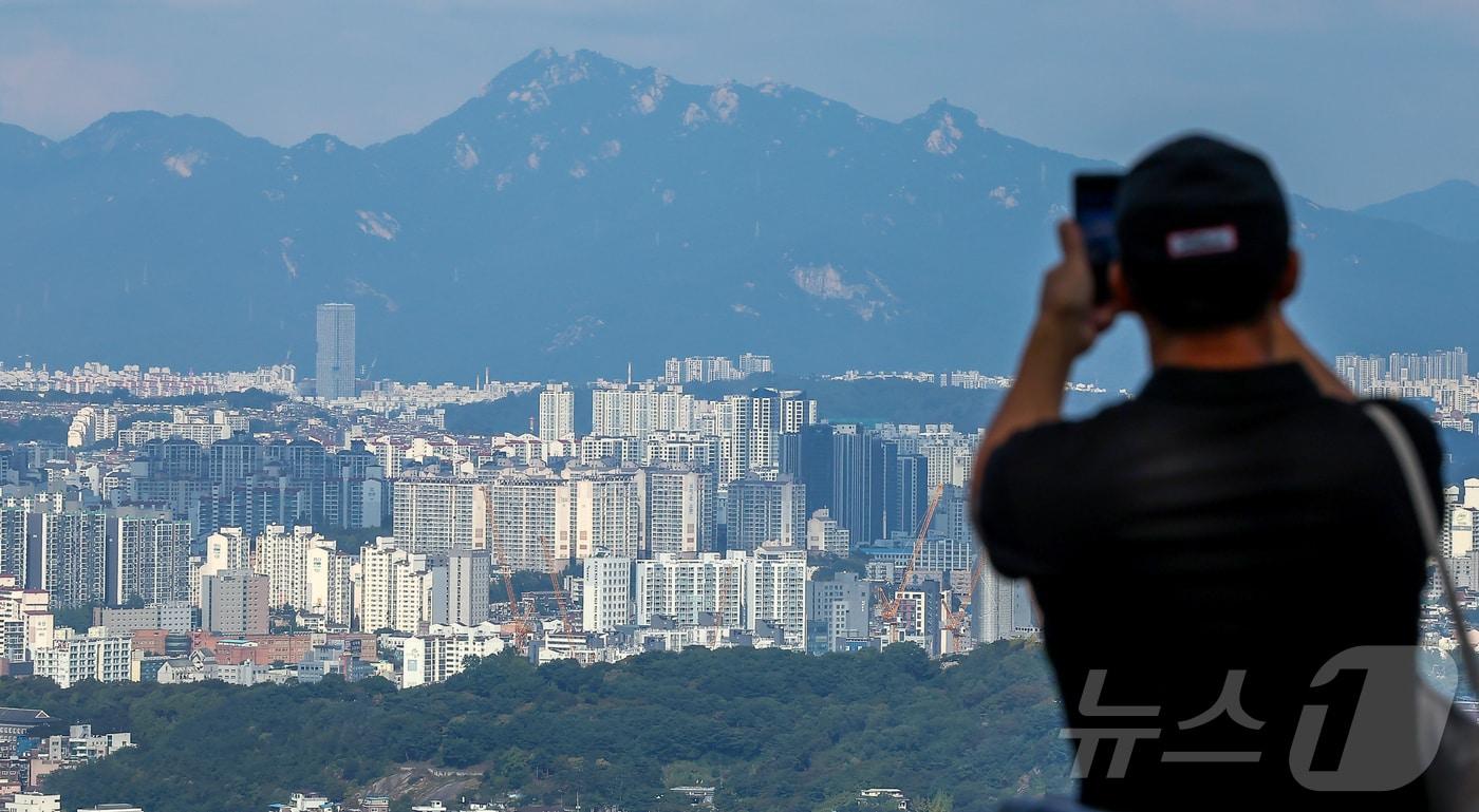 서울 중구 남산에서 바라본 아파트 단지. (자료사진)/뉴스1 ⓒ News1 김진환 기자