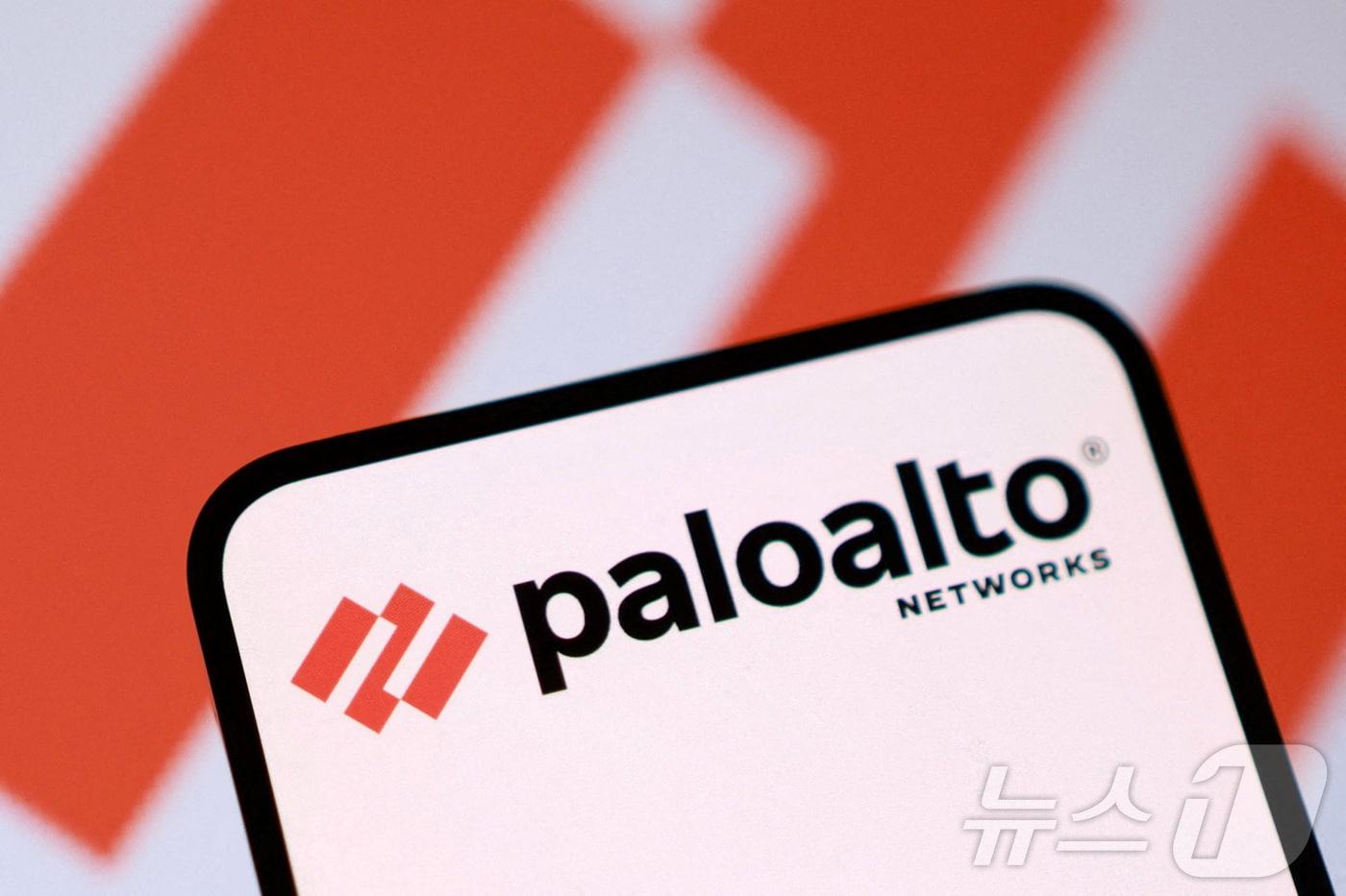 Illustration shows Palo Alto Networks logo ⓒ 로이터=뉴스1
