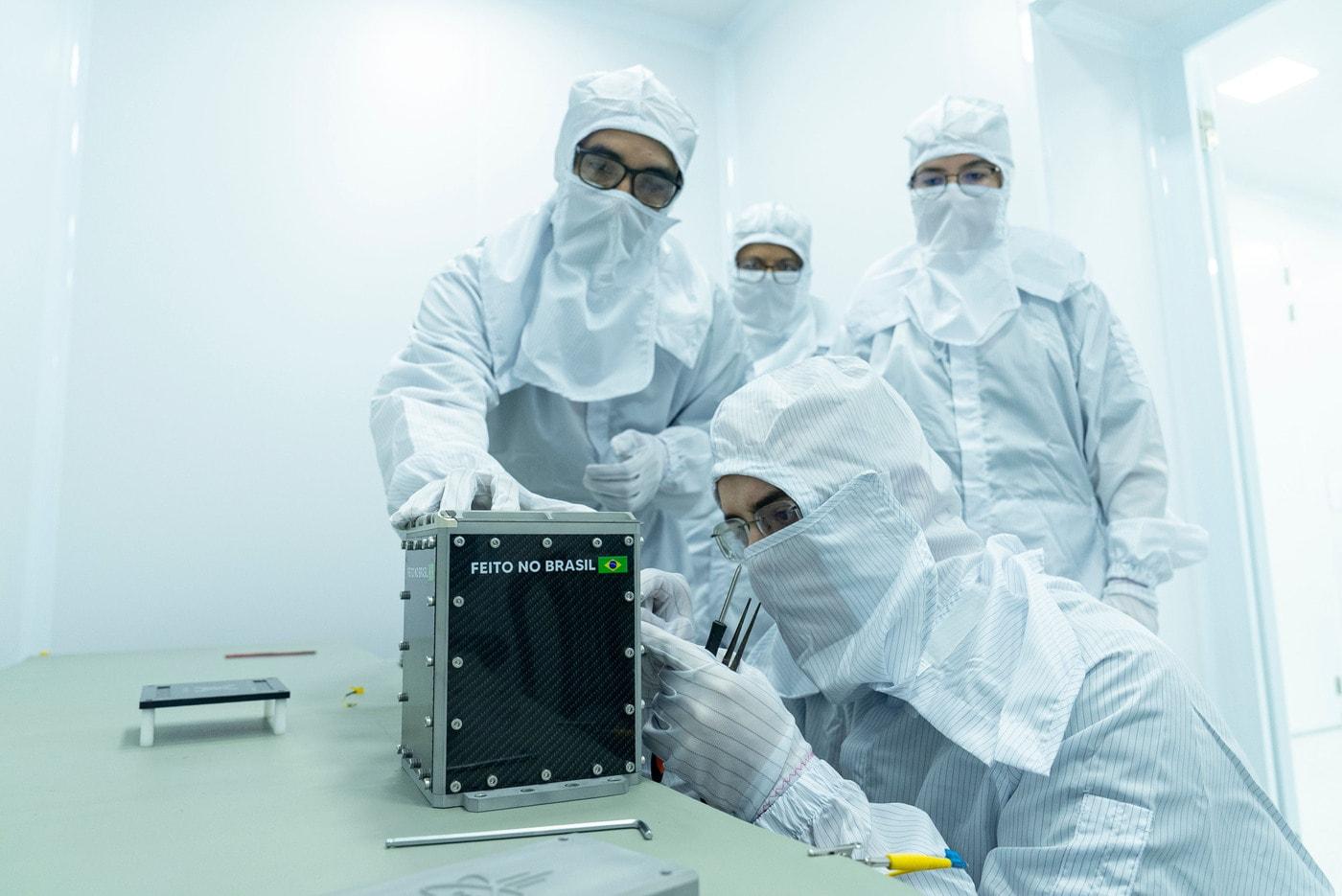 마라냥 연방대학교(UFMA)-스타트업과 국가기관이 함께 개발한 Jussara-K 위성.(이노스페이스 제공)