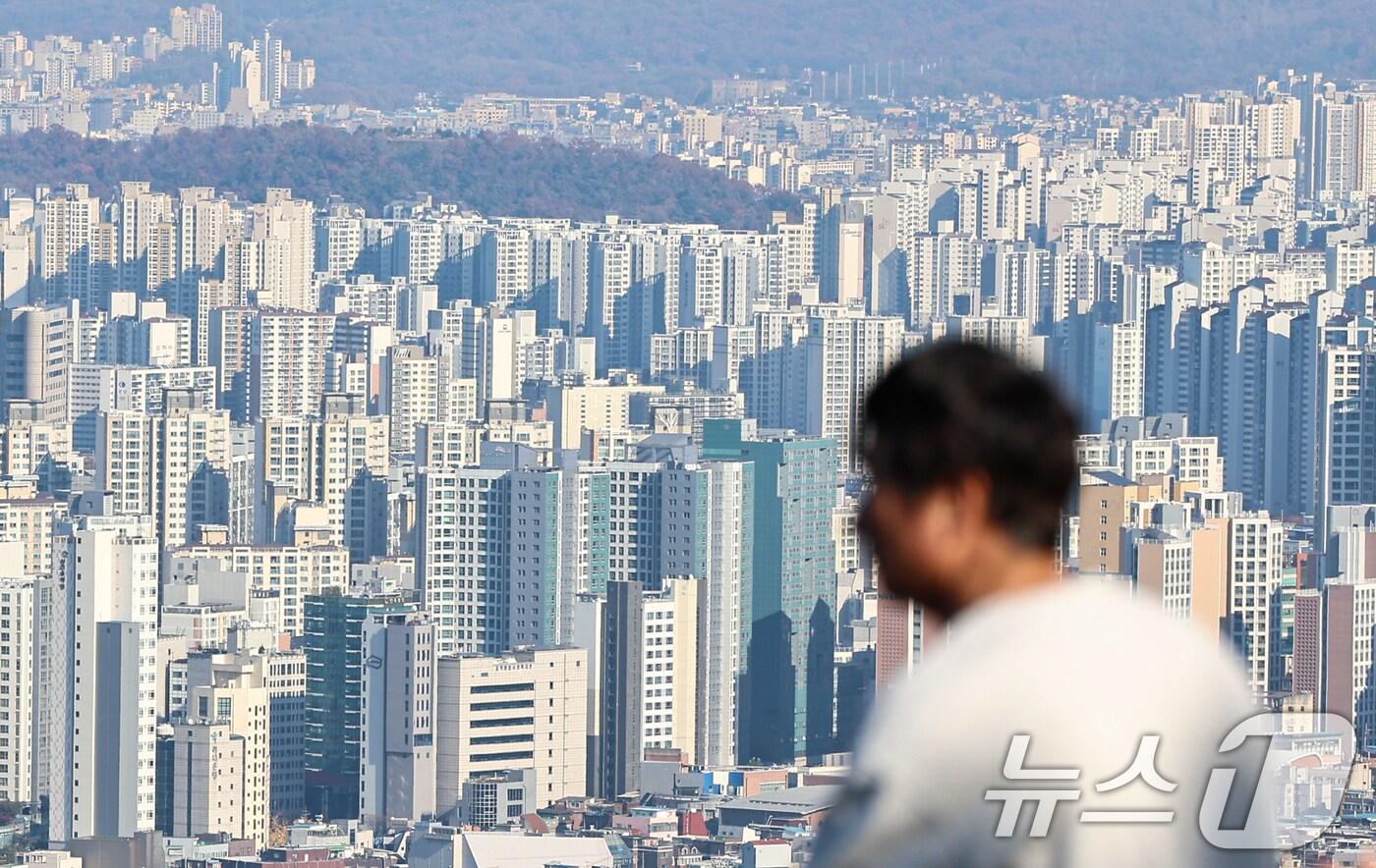 서울 중구 남산에서 바라본 아파트 단지. (자료사진) /뉴스1 ⓒ News1 김도우 기자