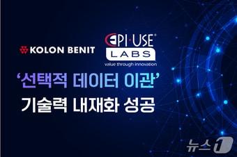 본문 이미지 - 코오롱베니트 에피유즈랩스 선택적 데이터 이관 기술 확보(코오롱베니트 제공)