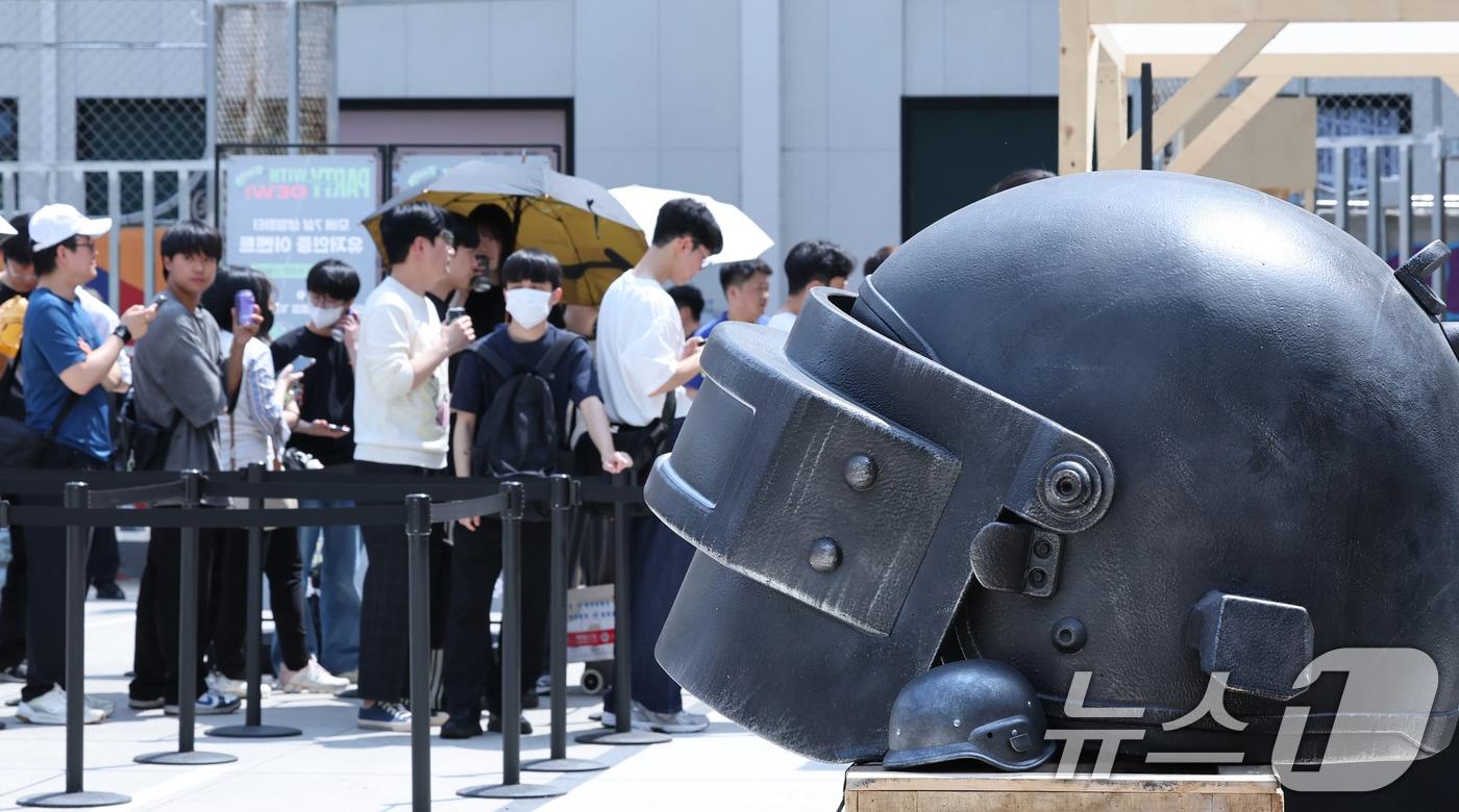 서울 성동구 펍지 성수에서 열린 배틀그라운드 모바일 7주년 팝업스토어. 2025.5.21/뉴스1 ⓒ News1 장수영 기자