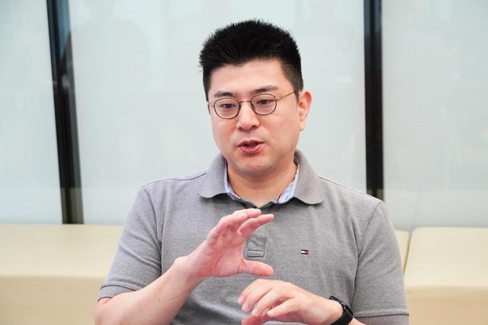 본문 이미지 - 김동선 총괄 PD가 5월 29일 판교 NHN 사옥에서 인터뷰를 진행하고 있다.(NHN 제공. 재판매 및 DB금지)2025.6.5/뉴스1