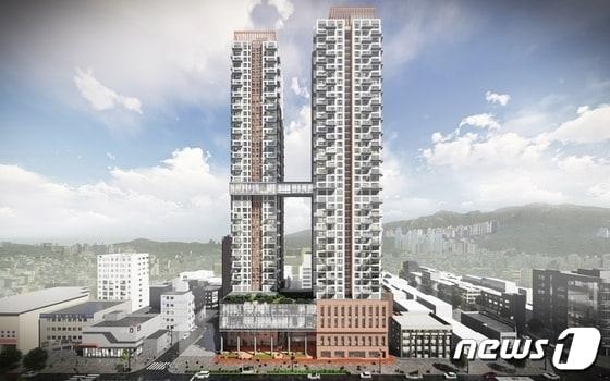 본문 이미지 - 노보텔호텔 부지 개발 조감도(서울시 제공). ⓒ News1