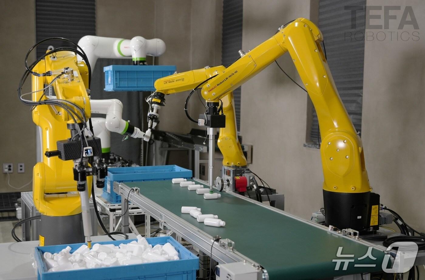 테파로보틱스 산업용 로봇 연구 시설(테파로보틱스 제공)