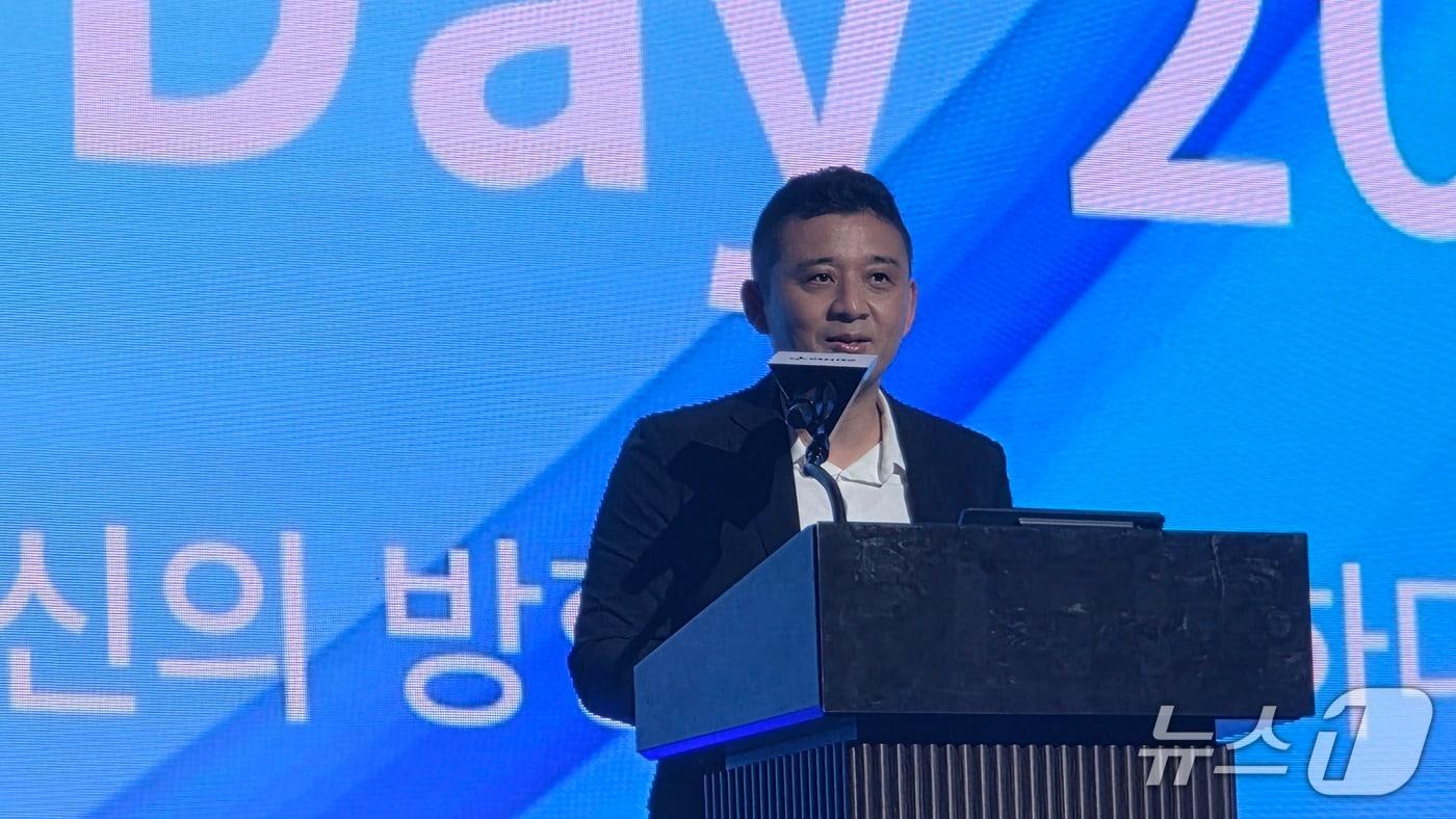 김민준 오케스트로 창업자 겸 이사회 의장이 2일 그랜드 인터컨티넨탈 서울 파르나스에서 열린 오케스트로 설루션데이 2025에서 발언하고 있다. 2025.9.2 뉴스1 ⓒ News1 김민석 기자