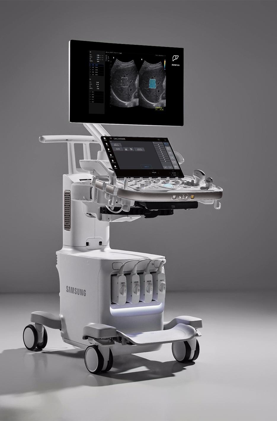 본문 이미지 - 삼성메디슨 영상의학과 프리미엄 초음파 진단기기. (삼성메디슨 제공)