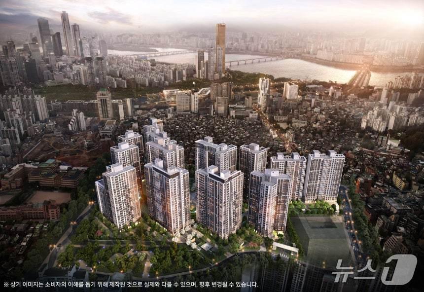 본문 이미지 - 라클라체자이드파인 예상 조감도 (GS건설 제공) 뉴스1ⓒ news1