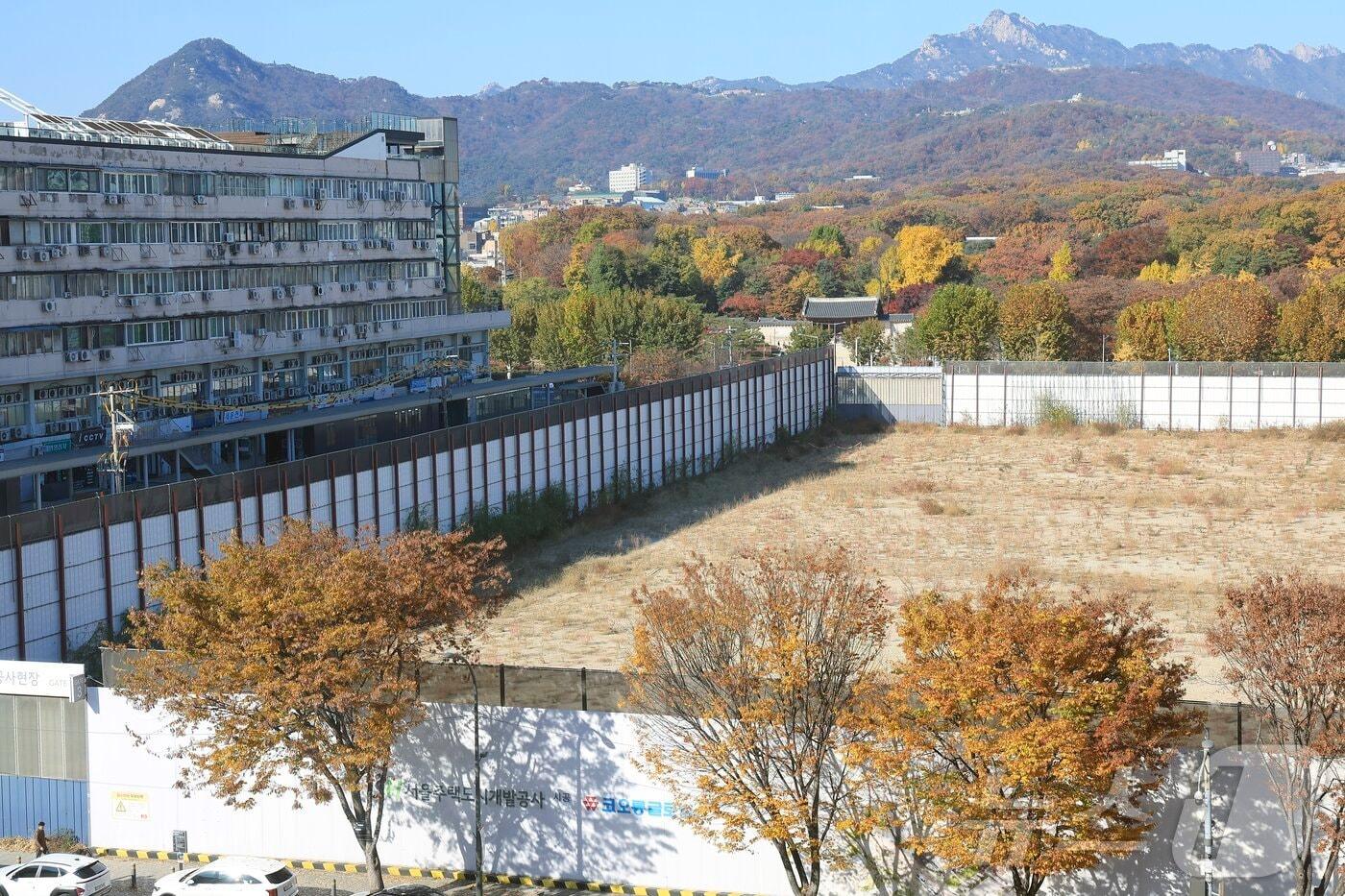 본문 이미지 - 서울 종로구 종묘와 세운 4구역 모습. ⓒ 뉴스1 박정호 기자