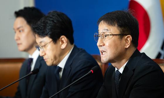 한병도 민주당 원내대표, 첫 원내대책회의 모두 발언