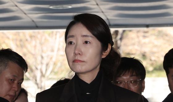 구속 전 피의자 심문 출석하는 강선우